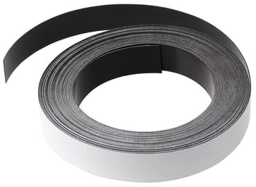 Magnetband 0,5x25mm 10m Hvítt