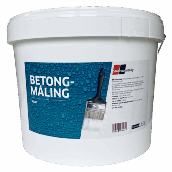 Strandamáling Betongmáling Kám Hvítt 5 L