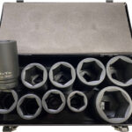 Krafttopsett 3/4" lang 27-50mm, 10 deilir