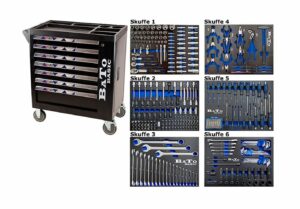 Bto Amboðsvognur v/ 7 skuffum - Endaskáp - 358 deilir