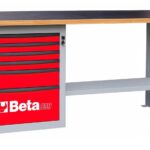 Beta Arbeiðsborð 2000x700 v/ 6 skuffum