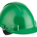 3M G3000 Trygdarhjálmur Grønur
